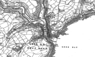 Old Map of East Looe, 1905