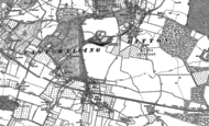 Old Map of East Malling, 1895 - 1896
