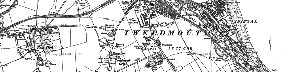 Old map of West Ord in 1897