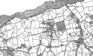 Old Map of East Quantoxhead, 1902
