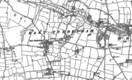 Old Map of East Tuddenham, 1882