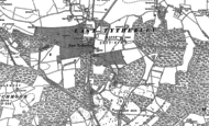Old Map of East Tytherley, 1895