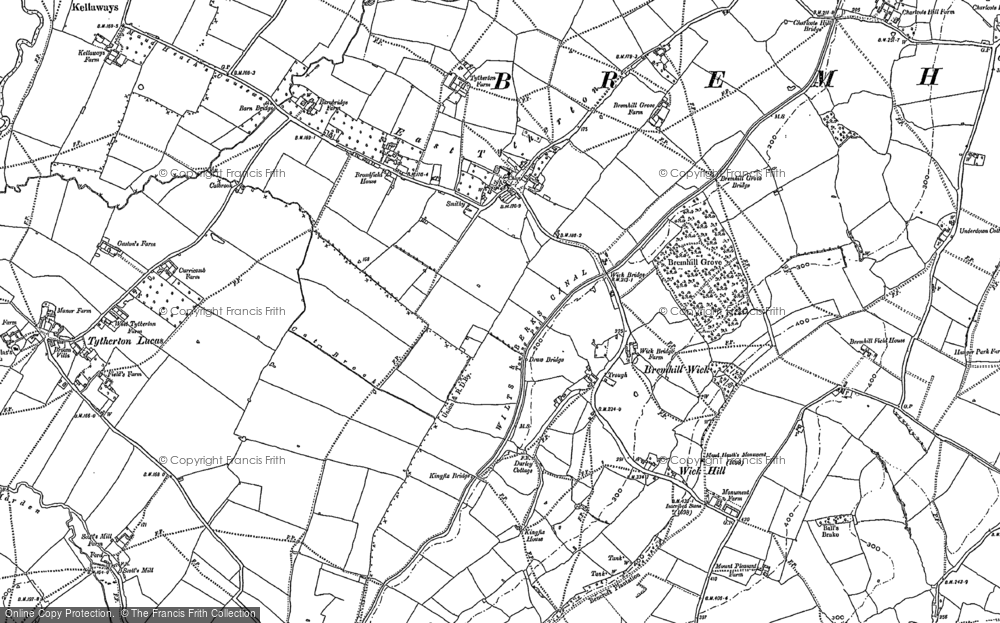 Old Map of East Tytherton, 1899 in 1899