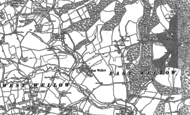 Old Map of East Wellow, 1895