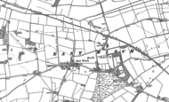 Old Map of East Winch, 1884