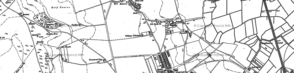 Old map of Upperton in 1908