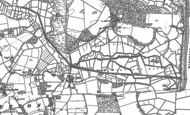 Old Map of Eastbridge, 1883