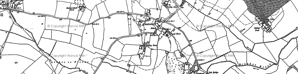 Old map of Eastcourt in 1898