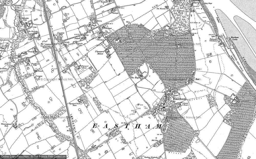 Old Map of Eastham, 1897 - 1898 in 1897