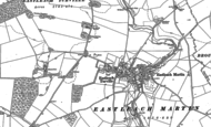 Old Map of Eastleach Turville, 1900 - 1901