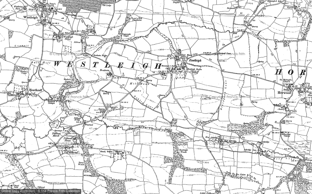Old Map of Eastleigh, 1886 - 1903 in 1886