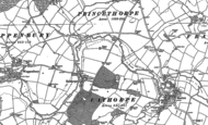 Old Map of Eathorpe, 1885 - 1886