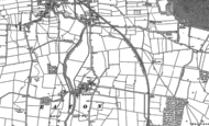Old Map of Eaton, 1884