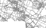 Old Map of Eaton Bray, 1900