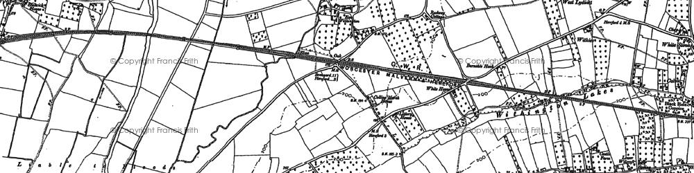 Old map of Eau Withington in 1886