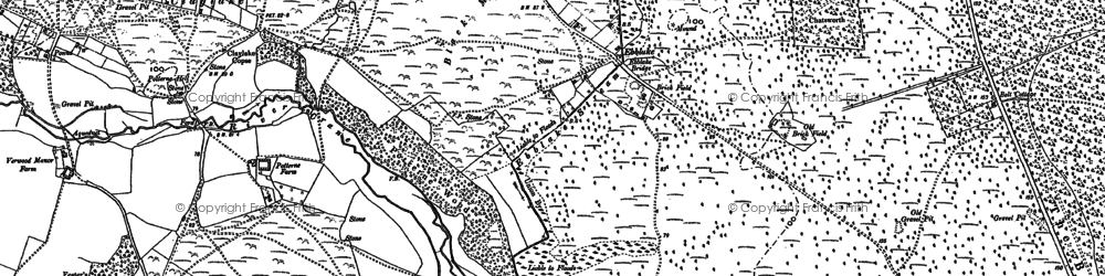 Old map of Ebblake in 1908