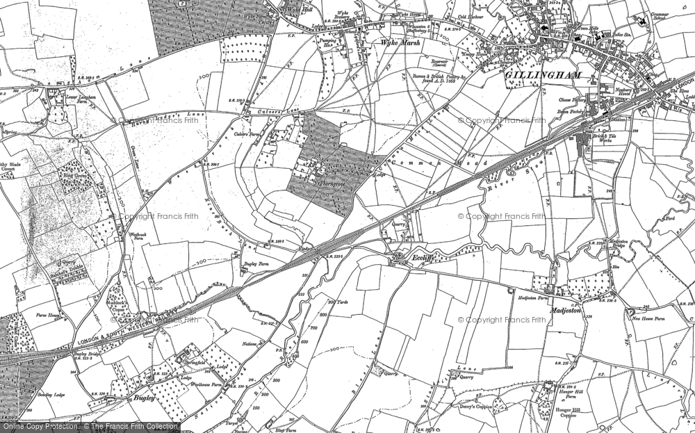 Old Map of Eccliffe, 1900 in 1900