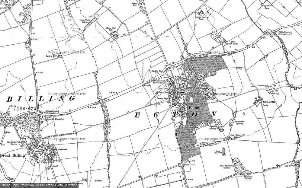 Ecton, 1884 - 1899