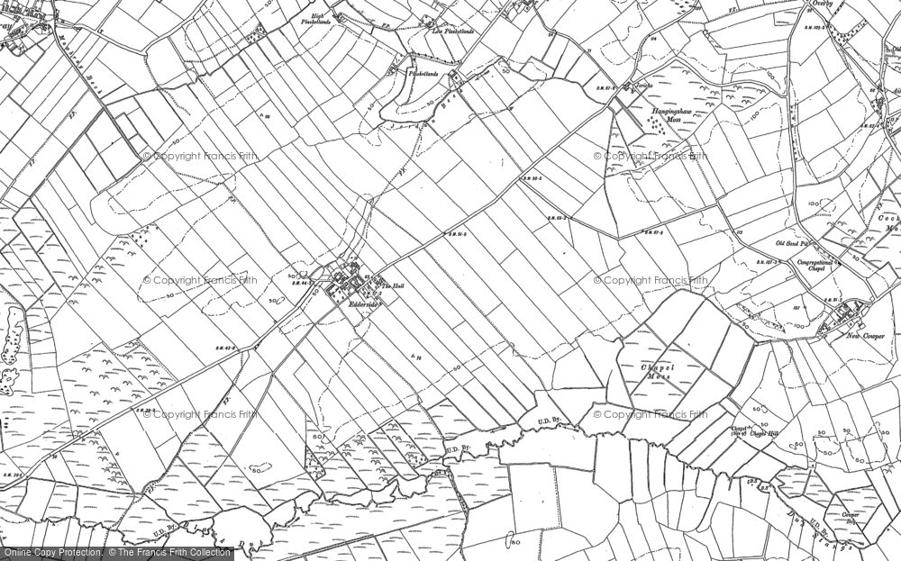Old Map of Edderside, 1923 - 1924 in 1923