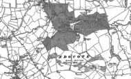 Old Map of Edgcote, 1899 - 1900