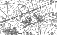 Old Map of Edington, 1899 - 1900