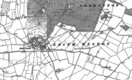 Old Map of Edith Weston, 1884 - 1902