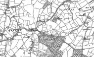 Old Map of Edney Common, 1895