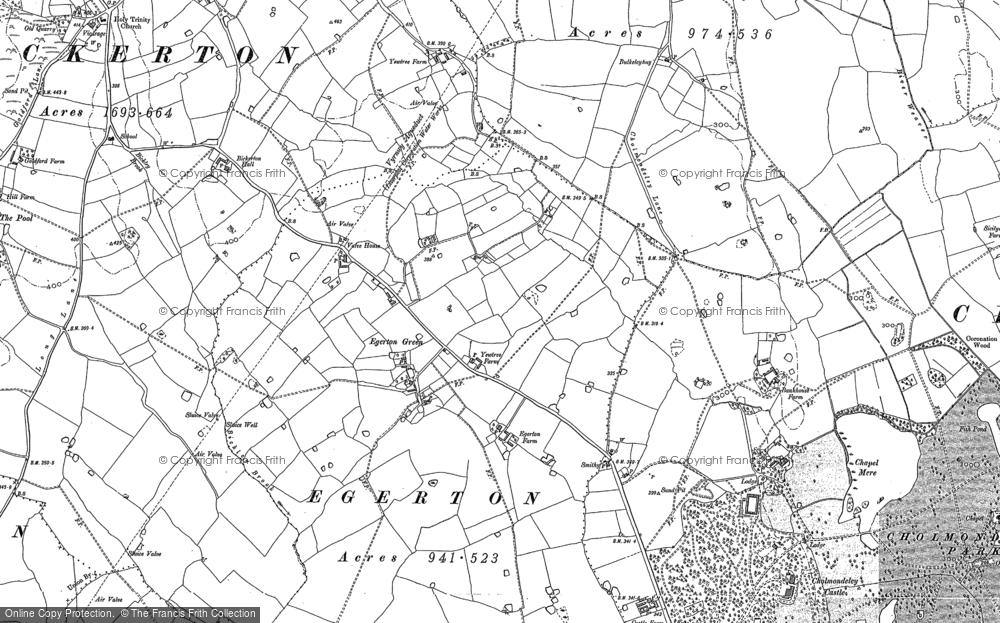 Old Map of Egerton Green, 1897 in 1897
