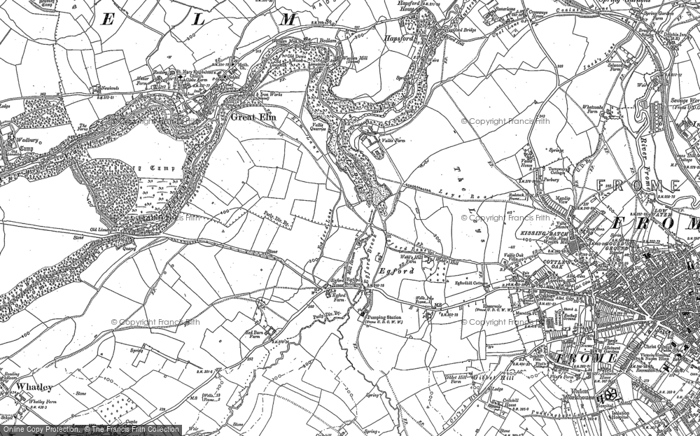 Old Map of Egford, 1902 in 1902