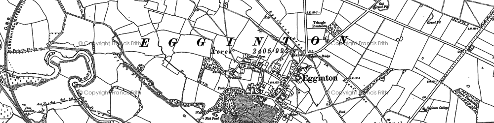 Old map of Blakeley Lodge in 1881