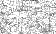 Old Map of Eglwys Cross, 1909
