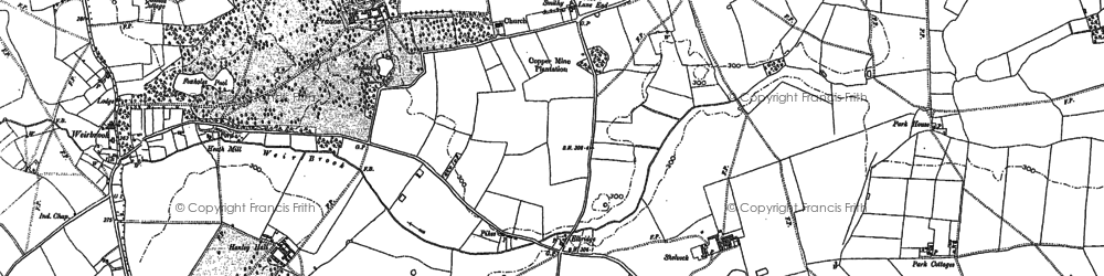 Old map of Elbridge in 1875