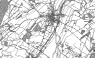 Old Map of Elham, 1896