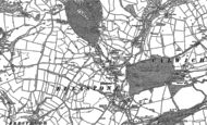 Old Map of Ellastone, 1898