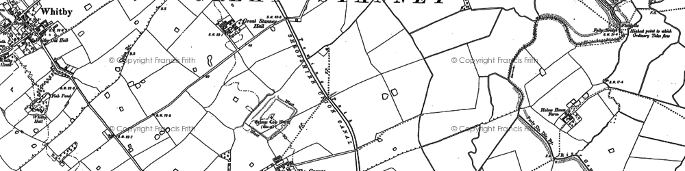 Old map of Ellesmere Port in 1897