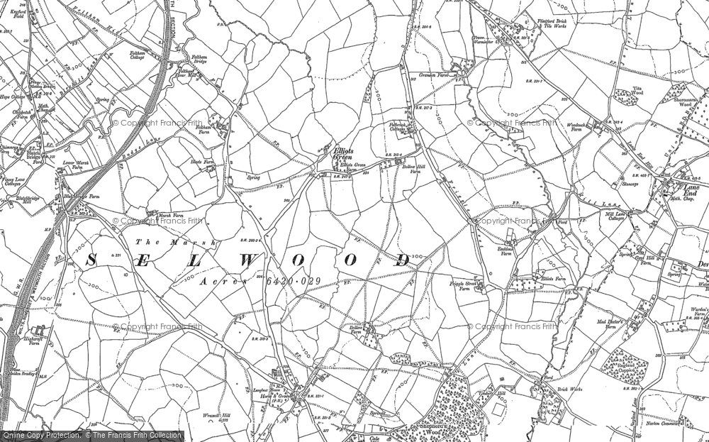 Old Map of Elliots Green, 1902 in 1902