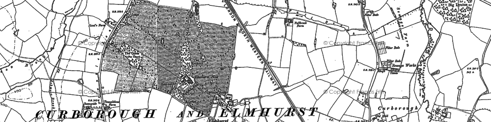 Old map of Elmhurst in 1882