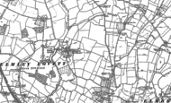 Old Map of Elmley Lovett, 1883
