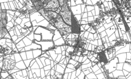 Old Map of Elstree, 1896 - 1913