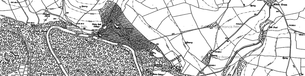 Old map of Endsleigh in 1882