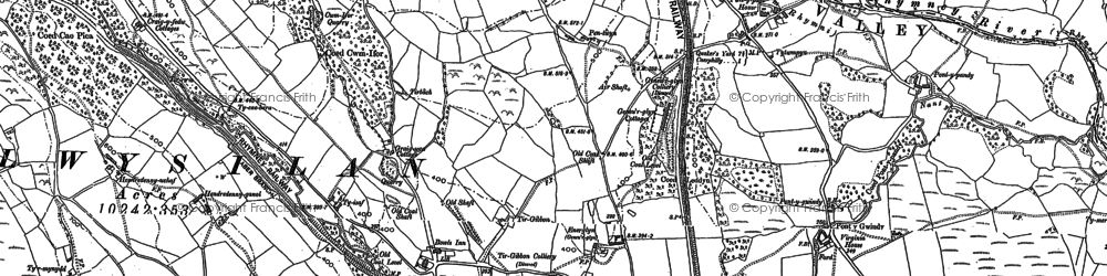 Old map of Energlyn in 1898