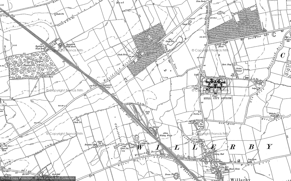 Old Map of Eppleworth, 1853 - 1888 in 1853
