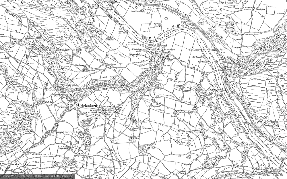 Old Map of Erwood, 1902 - 1903 in 1902