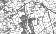 Old Map of Escot Park, 1887