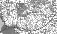 Old Map of Esgyryn, 1899