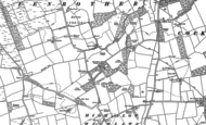 Old Map of Espley Hall, 1896