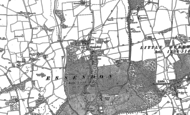 Old Map of Essendon, 1896