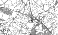 Old Map of Etchinghill, 1897 - 1906