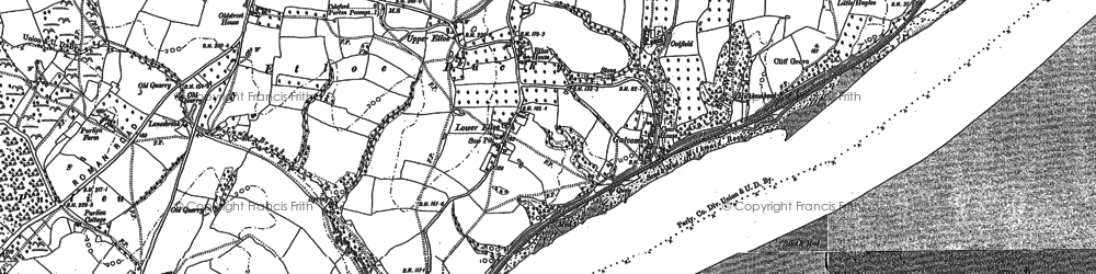 Old map of Etloe in 1879