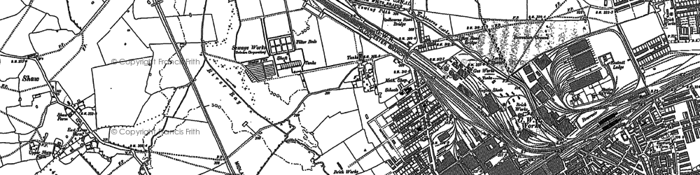 Old map of Kingshill in 1899